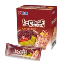 XIAOMEI Red Bean Jelly Ice Bar Ice Pop 4pc